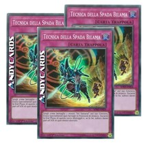 3x TECNICA DELLA SPADA BILAMA • Super R • SPWA IT054 • 1Ed • YUGIOH! • ANDYCARDS