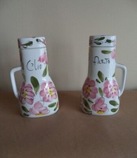 Ceramiche Forlani Laveno Italy porta olio e aceto design anni '50 vintage tavola