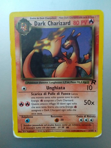 Dark charizard carta - dark,