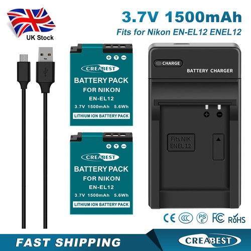 El12 batteria - en-el12, +