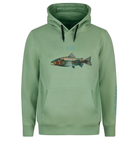 Daiwa felpa con - daiwa, cappuccio