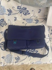 borsa cartella piquadro blu