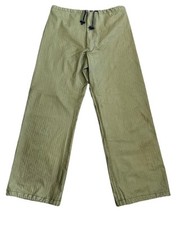 Pantaloni Gore-Tex Paclite verde oliva capospalla pioggia tempo taglia regolare small