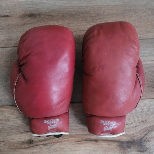Guantoni boxe vintage gold - da,