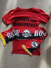 SCIARPA + T-SHIRT BRN ULTRAS MILAN BRIGATE ROSSONERE CURVA SUD MILANO FOSSA