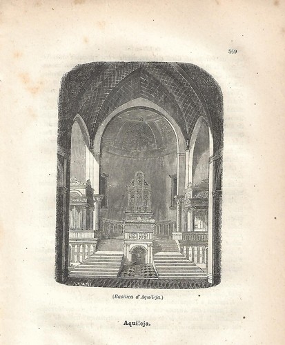 Stampa antica aquileia interno - antica,