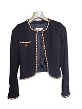 Giacca Valentino Miss V Monopetto Perline Valentino Garavani tg 40/42