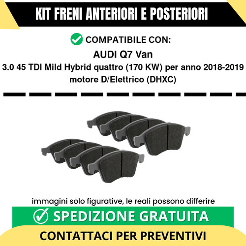 Pastiglie freno ant post - pastiglie,