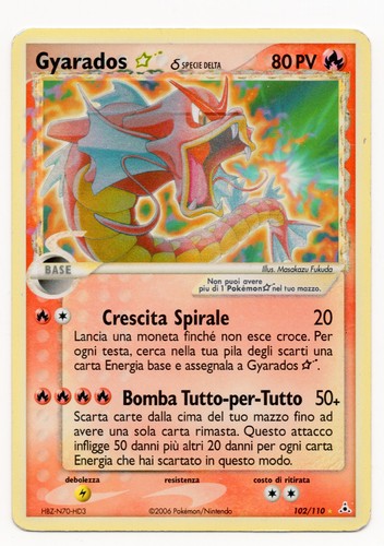 Gyarados gold star - star, 102/110
