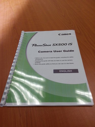 Canon powershot sx500 guida - canon,