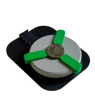 Étau pièce monnaie détection + support anti-vibration + rangement crayon à André