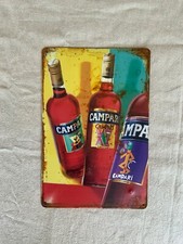 Insegna in metallo Campari