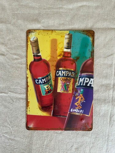Insegna metallo campari - insegna,