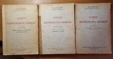 Lotto di 3 vol. - Corso di Elettrotecnica Generale - Guido Maione -  Treves 1950
