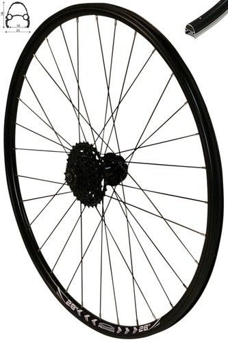 Ruota posteriore pollici - ruota,