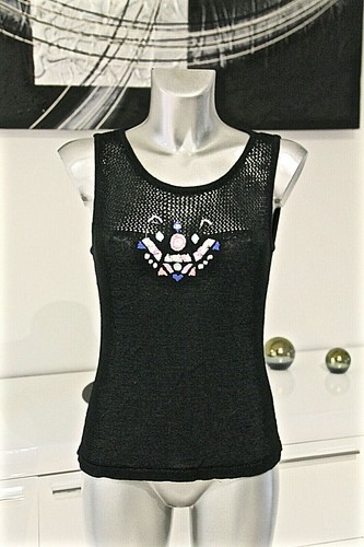 Carino shirt canotta nero - canotta,