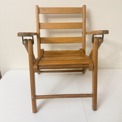 Sedia pieghevole vintage metà