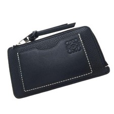 Portamonete Loewe porta carte in pelle nera vintage autentico