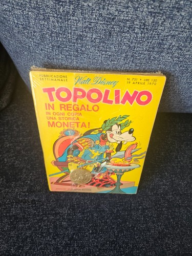 Topolino 751 con moneta - topolino,