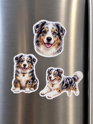 Magneti frigo cane pastore - 3,