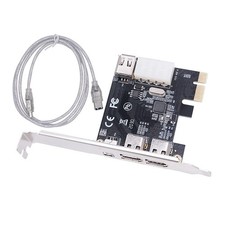 Scheda di acquisizione video DV PCI-E 1X 1394 4 porte scheda firewire 800/400/200/100M3381