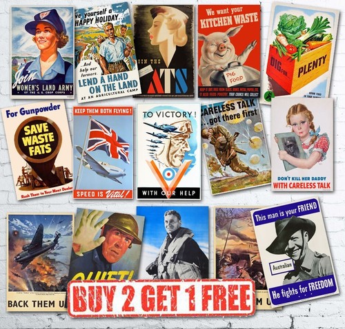 Poster vintage alleati ww2 - poster,
