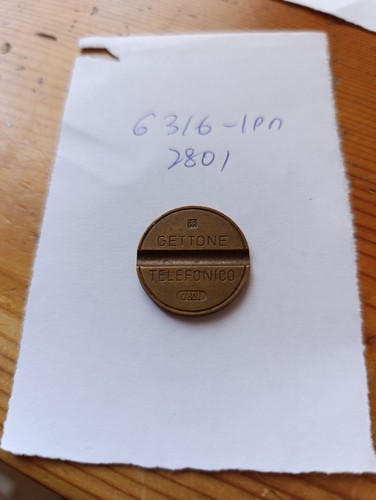 Gettone telefonico 7801 - -,