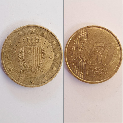 Vecchia moneta scudo - , bandiera