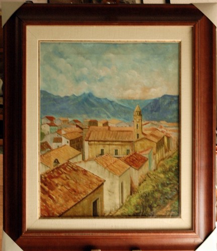Dipinto olio tela mis - olio, 40