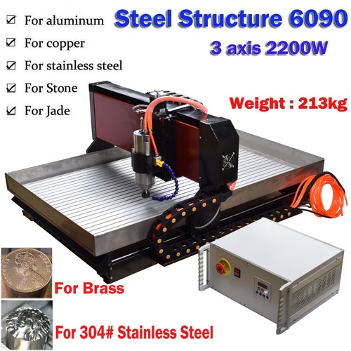 Cnc 6090 3assi 2kw router - cnc, 2.2kw