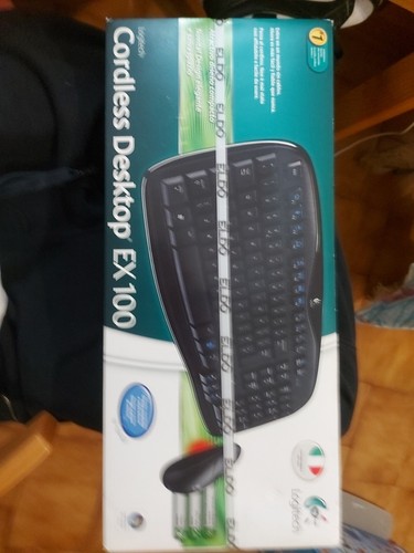 Logitech cordless desktop - desktop, ex