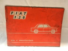 FIAT 128 Uso Manutenzione 1969 3 Edizione LIBRO Auto Storiche