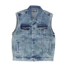 MCS Gilet Denim Stonewashed Blu Taglia S ***OFFERTA SPECIALE*** 300122