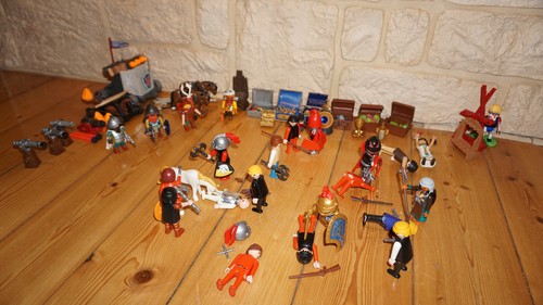 Playmobil cavalieri lotto set