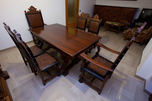 Sala pranzo completa - sala,