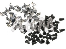 50x clip + occhielli in gomma