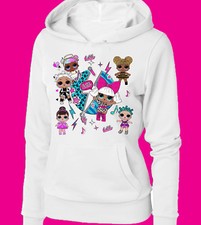 FELPA CAPPUCCIO LOL SURPRISE EDITION 2018 ABBIGLIAMENTO BALL BAMBOLA SORPRESA