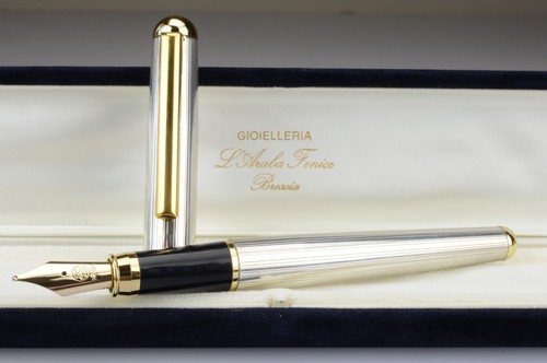Stilografica argento massiccio - argento,