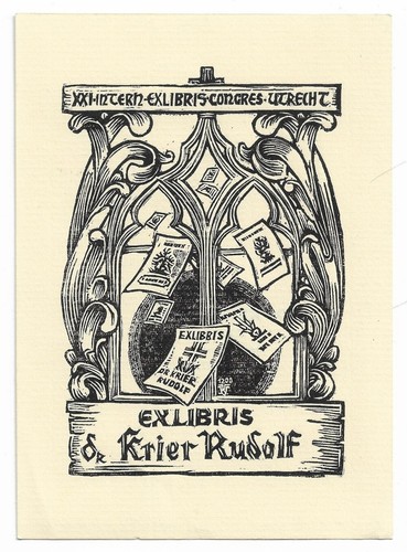 Karoly varkonyi exlibris für - varkonyi:,