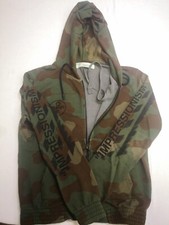Felpa Con Zip E Cappuccio OFF-WHITE™ / Military Camouflage 