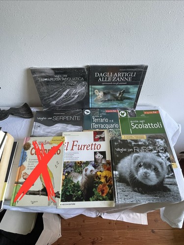 Lotto libri animali - lotto, 7