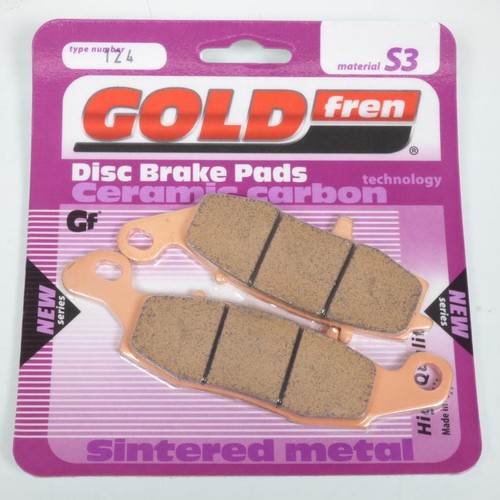 Placca oro fren per moto - in,