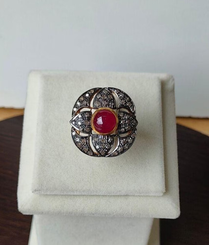 Anello pietra rubino - pietra, di