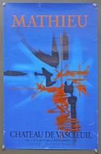 GEORGES MATHIEU 1983 - Affiche