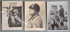 MUSSOLINI. Tre cartoline
