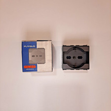 GW30212 GEWISS PLAYBUS PRESA 2P+T 10-16A SCHUKO BIPASSO TEDESCA