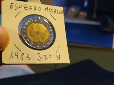 500 LIRE 1983 ERRORE DI