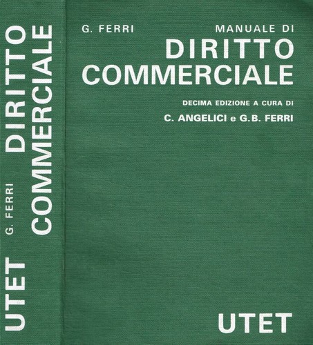 Manuale diritto commerciale - manuale, di