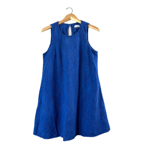 Abito blu pizzo calvin - abito,