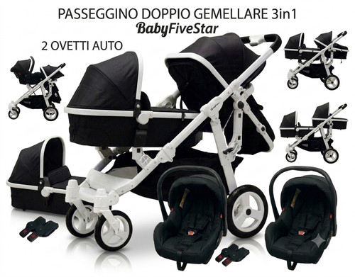 Passeggino carrozzina 3in1 - carrozzina,